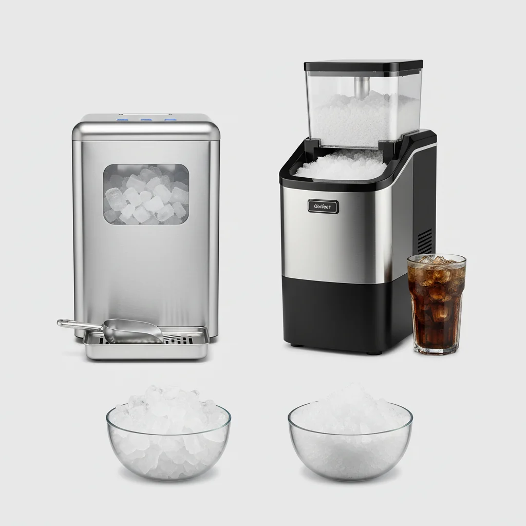 nugget ice maker vs crushed ice maker